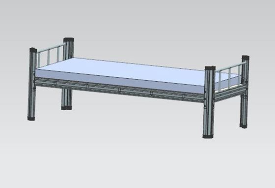 学生のための強い金属の寝室L1900mmの単一の鉄のベッド